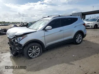 2018 Hyundai Santa Fe 2.0T with VIN 5XYZUDLA8JG508459, listed as a Copart auction lot 62694805 with 57,558 mi miles and Salvage title. Bid and sale history available at DreamBid. Image 1.