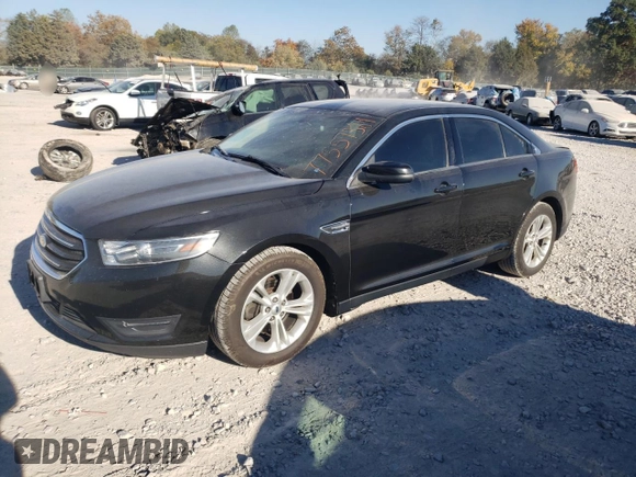 2015 Ford Taurus SEL with VIN 1FAHP2E90FG148821, listed as a Copart auction lot 77557384 with 141,514 mi miles and Salvage Title. Bid and sale history available at DreamBid. Image 1.