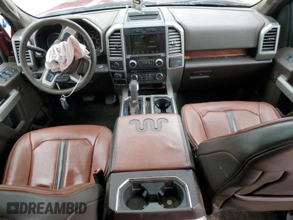 2018 Ford F-150 XL with VIN 1FTEW1EG7JFC04065, listed as a Copart auction lot 60716365 with 150,355 mi miles and Salvage title. Bid and sale history available at DreamBid. Image 8.