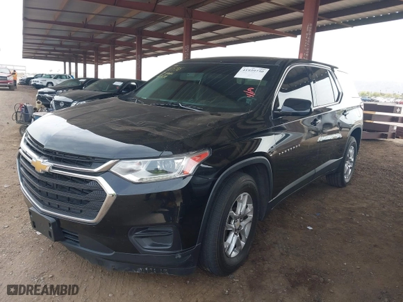 2018 Chevrolet Traverse LS with VIN 1GNERFKW1JJ105973, listed as a IAAI auction lot 41939730 with 153,336 mi miles. Bid and sale history available at carsss.com. Image 17.