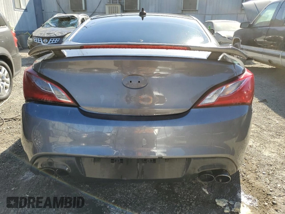 2013 Hyundai Genesis Coupe Track with VIN KMHHU6KJ8DU083980, listed as a Copart auction lot 41989205 with 108,382 mi miles and Clean title. Bid and sale history available at DreamBid. Image 6.