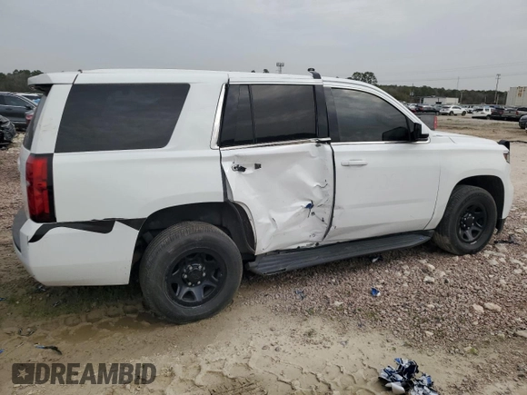 2020 Chevrolet Tahoe Commercial with VIN 1GNLCDEC8LR279090, listed as a Copart auction lot 46990355 with 52,118 mi miles and Salvage title. Bid and sale history available at DreamBid. Image 3.