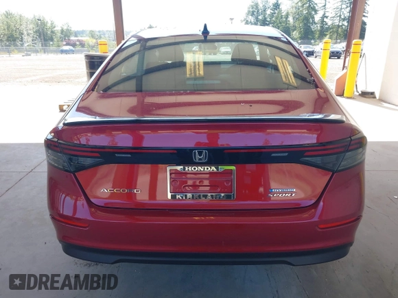 2025 Honda Accord Sport with VIN 1HGCY2F56SA005674, listed as a IAAI auction lot 42374923 with 5,278 mi miles and . Bid and sale history available at DreamBid. Image 16.