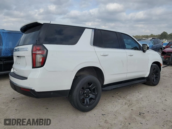 2022 Chevrolet Tahoe Commercial with VIN 1GNSCLED9NR301647, listed as a Copart auction lot 81709524 with 42,407 mi miles and Salvage title. Bid and sale history available at DreamBid. Image 3.
