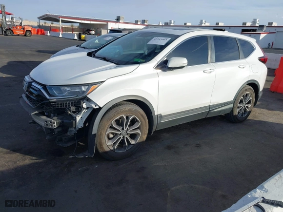 2020 Honda CR-V EX with VIN 2HKRW1H57LH429221, listed as a IAAI auction lot 41543903 with 80,151 mi miles. Bid and sale history available at carsss.com. Image 19.