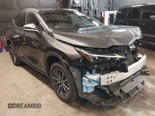 2024 Lexus NX with VIN JTJAGCEZ9R2016334, listed as a IAAI auction lot 41743822 with 15,566 mi miles. Bid and sale history available at carsss.com. Image 1.