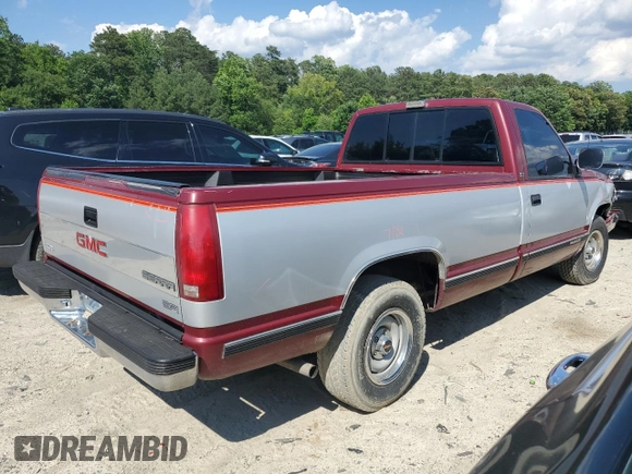 1989 GMC Sierra 1500 with VIN 1GTDC14H6KE537928, listed as a Copart auction lot 58233914 with 90,754 mi miles and Salvage Title. Bid and sale history available at DreamBid. Image 3.
