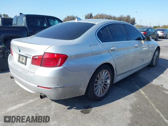 2011 BMW 5 Series 535i with VIN WBAFR7C5XBC601110, listed as a IAAI auction lot 41969578 with 187,558 mi miles and . Bid and sale history available at carsss.com. Image 4.