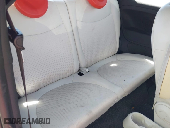 2014 FIAT 500e with VIN 3C3CFFGE7ET225188, listed as a IAAI auction lot 42773711 with 47,581 mi miles and . Bid and sale history available at DreamBid. Image 8.