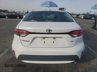 2020 Toyota Corolla LE with VIN 5YFEPRAE6LP023101, listed as a Copart auction lot 80712564 with 151,795 mi miles and Salvage Title. Bid and sale history available at carsss.com. Image 6.
