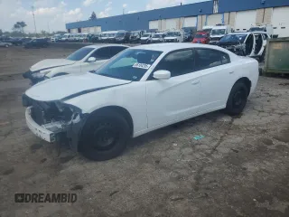 2017 Dodge Charger Police with VIN 2C3CDXKT2HH621401, listed as a Copart auction lot 66104295 with 110,710 mi miles and Clean title. Bid and sale history available at DreamBid. Image 1.