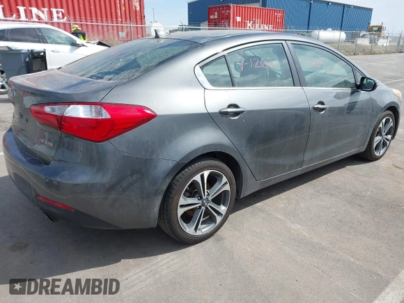 2014 Kia Forte EX with VIN KNAFZ4A8XE5061262, listed as a IAAI auction lot 41861465 with 150,673 mi miles. Bid and sale history available at carsss.com. Image 4.
