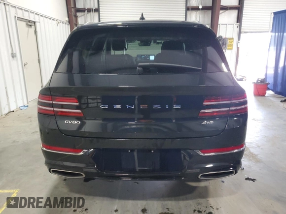 2024 Genesis GV80 with VIN KMUHBDSB5RU180288, listed as a Copart auction lot 61759845 with 32,038 mi miles and Clean title. Bid and sale history available at DreamBid. Image 6.