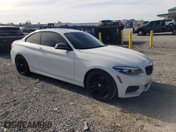 2018 BMW 2 Series M240i with VIN WBA2J5C54JVC07196, listed as a Copart auction lot 54226095 with 31,715 mi miles and Salvage title. Bid and sale history available at DreamBid. Image 4.