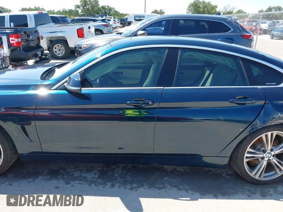 2017 BMW 4 Series 430i with VIN WBA4F7C3XHG788932, listed as a IAAI auction lot 42343313 with 85,010 mi miles and . Bid and sale history available at DreamBid. Image 15.