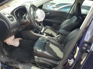 2018 Jeep Compass Latitude with VIN 3C4NJCBB3JT134038, listed as a Copart auction lot 57570015 with 72,610 mi miles and Salvage title. Bid and sale history available at DreamBid. Image 7.