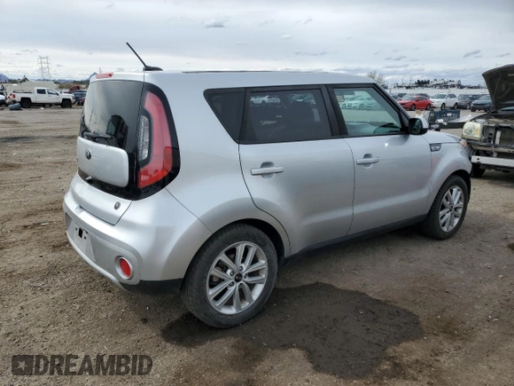 2018 Kia Soul + with VIN KNDJP3A54J7612061, listed as a Copart auction lot 49292965 with 93,825 mi miles and Salvage Title. Bid and sale history available at DreamBid. Image 3.