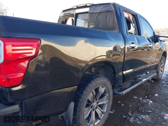 2017 Nissan Titan SV with VIN 1N6AA1E50HN505382, listed as a IAAI auction lot 41414112 with 89,536 mi miles and . Bid and sale history available at DreamBid. Image 11.
