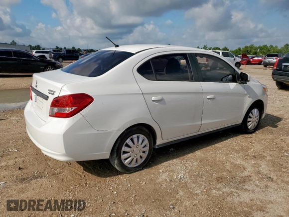 2019 Mitsubishi Mirage ES with VIN ML32F3FJXKHF03554, listed as a Copart auction lot 64559055 with 78,070 mi miles and Salvage title. Bid and sale history available at DreamBid. Image 3.