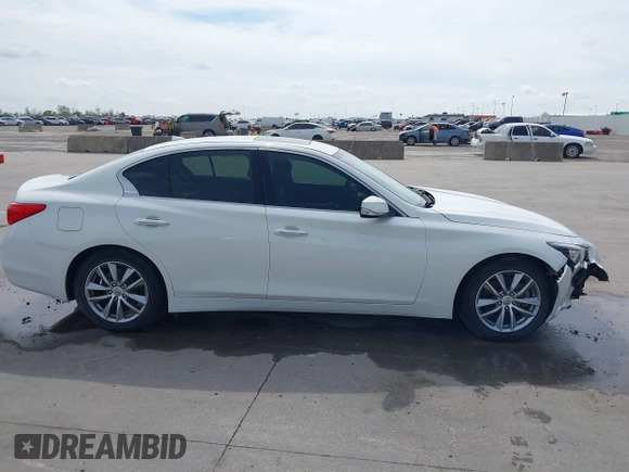 2017 Infiniti Q50 Premium with VIN JN1EV7APXHM741615, listed as a IAAI auction lot 41876088 with 84,774 mi miles and . Bid and sale history available at carsss.com. Image 13.