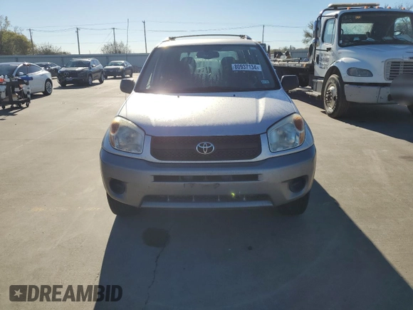 2005 Toyota RAV4 with VIN JTEHD20V256040501, listed as a Copart auction lot 80937134 with 0 mi miles and Clean Title. Bid and sale history available at carsss.com. Image 5.