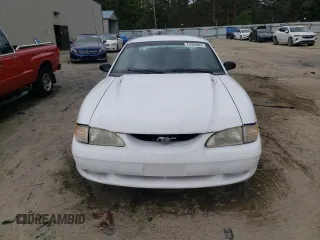 1995 Ford Mustang with VIN 1FALP4045SF181301, listed as a Copart auction lot 72989824 with 242,669 mi miles and Salvage Title. Bid and sale history available at carsss.com. Image 5.