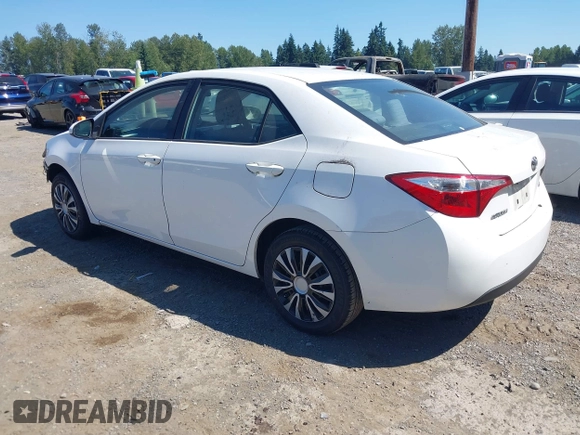 2016 Toyota Corolla L with VIN 2T1BURHE3GC632525, listed as a IAAI auction lot 42664320 with 157,214 mi miles and . Bid and sale history available at DreamBid. Image 3.