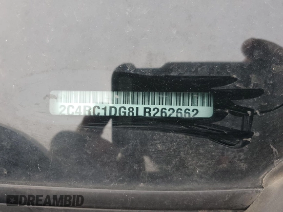 2020 Chrysler Voyager LXi z VIN 2C4RC1DG8LR262662, wystawiony jako Copart lot #47642805 z przebiegiem 111 850 mil mil oraz Szkoda całkowita • Salvage title. Historia ofert i sprzedaży dostępna na DreamBid. Obrazek 13.