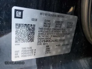 2018 Cadillac Escalade ESV Platinum z VIN 1GYS4KKJ4JR270516, wystawiony jako Copart lot #46444615 z przebiegiem 130 731 mil mil oraz Czysty tytuł • Clean title. Historia ofert i sprzedaży dostępna na DreamBid. Obrazek 13.