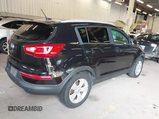 2012 Kia Sportage LX with VIN KNDPB3A28C7211680, listed as a IAAI auction lot 41678361 with 1 mi miles. Bid and sale history available at carsss.com. Image 4.