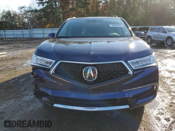 2018 Acura MDX w/Technology Pkg with VIN 5J8YD4H55JL018364, listed as a Copart auction lot 78693344 with 81,611 mi miles and Salvage Title. Bid and sale history available at carsss.com. Image 5.
