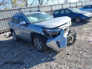 2024 Toyota RAV4 XLE Premium with VIN 2T3C1RFV9RW350060, listed as a IAAI auction lot 41846689 with 3,845 mi miles and . Bid and sale history available at DreamBid. Image 1.