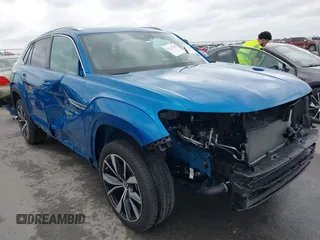 2024 Volkswagen Atlas SEL Premium R-Line z VIN 1V2FE2CA5RC237105, wystawiony jako IAAI lot #41515769 z przebiegiem 2 485 mil mil oraz . Historia ofert i sprzedaży dostępna na DreamBid. Obrazek 1.