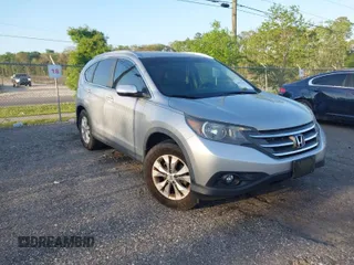 2013 Honda CR-V EX-L with VIN 5J6RM3H77DL016323, listed as a IAAI auction lot 41913318 with 104,562 mi miles and . Bid and sale history available at carsss.com. Image 1.