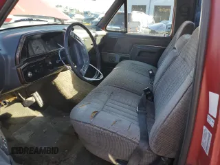 1990 Ford F-150 "S" with VIN 1FTDF15Y7LNB52515, listed as a Copart auction lot 83829724 with 966,652 mi miles and Salvage Title. Bid and sale history available at carsss.com. Image 7.