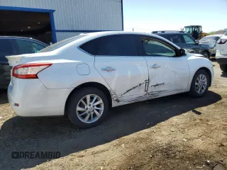 2015 Nissan Sentra SV with VIN 3N1AB7AP3FY248845, listed as a Copart auction lot 54233385 with 132,820 mi miles and Salvage Title. Bid and sale history available at DreamBid. Image 3.