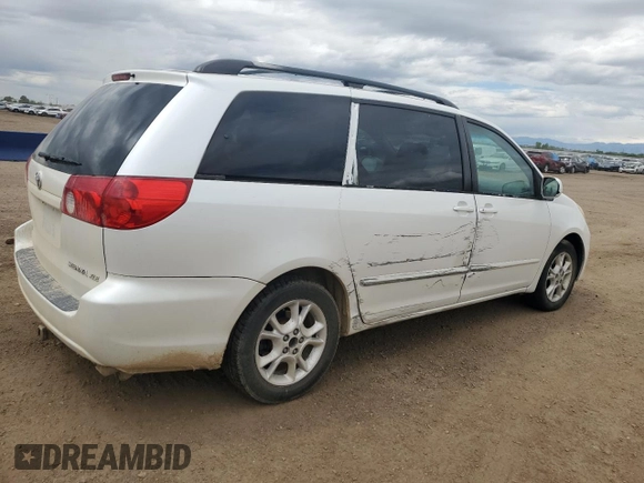 2006 Toyota Sienna XLE z VIN 5TDZA22C56S520191, wystawiony jako Copart lot #57703465 z przebiegiem 274 014 mil mil oraz Szkoda całkowita • Salvage title. Historia ofert i sprzedaży dostępna na DreamBid. Obrazek 3.