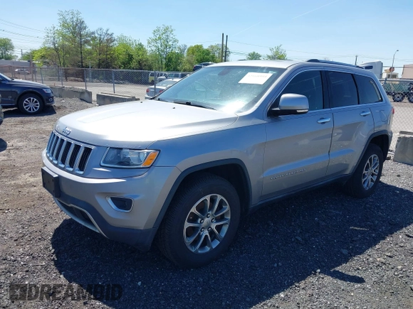 2014 Jeep Grand Cherokee Limited with VIN 1C4RJFBG4EC546307, listed as a IAAI auction lot 42168995 with 199,538 mi miles. Bid and sale history available at carsss.com. Image 2.