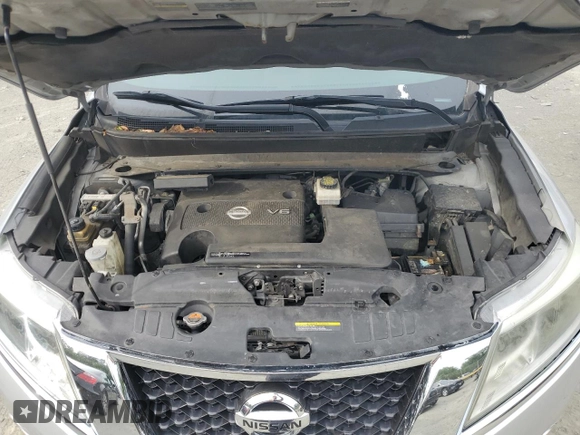 2014 Nissan Pathfinder Platinum with VIN 5N1AR2MM8EC613195, listed as a Copart auction lot 58417025 with 160,109 mi miles and Clean title. Bid and sale history available at DreamBid. Image 12.