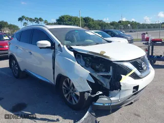 2015 Nissan Murano SL with VIN 5N1AZ2MG6FN275148, listed as a IAAI auction lot 41593777 with 119,132 mi miles. Bid and sale history available at carsss.com. Image 6.