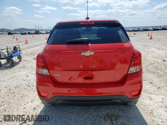 2020 Chevrolet Trax LS with VIN KL7CJKSB8LB350972, listed as a Copart auction lot 59056185 with 41,788 mi miles and Salvage title. Bid and sale history available at DreamBid. Image 6.