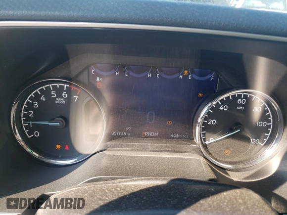 2021 Ford F-150 XL with VIN 1FTFX1E88MKD05444, listed as a Copart auction lot 71669704 with 35,779 mi miles and Salvage title. Bid and sale history available at DreamBid. Image 9.