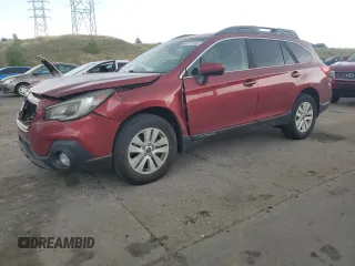 2018 Subaru Outback Premium with VIN 4S4BSACC3J3386374, listed as a Copart auction lot 64373735 with 77,225 mi miles and Salvage title. Bid and sale history available at DreamBid. Image 1.