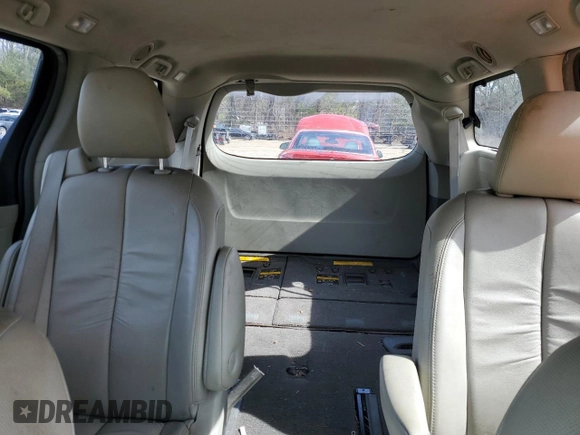 2011 Toyota Sienna XLE with VIN 5TDDK3DC1BS014880, listed as a Copart auction lot 49701135 with 0 mi miles and Clean Title. Bid and sale history available at carsss.com. Image 10.