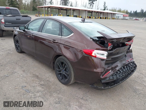2019 Ford Fusion SE with VIN 3FA6P0HD0KR136232, listed as a IAAI auction lot 42015102 with 66,472 mi miles. Bid and sale history available at carsss.com. Image 3.