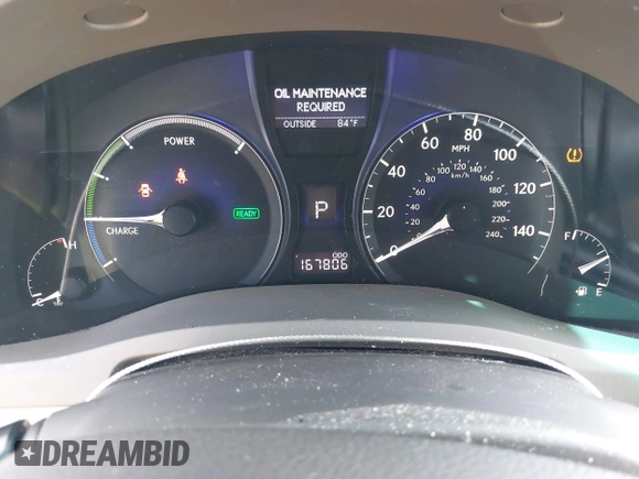 2010 Lexus RX 450h with VIN JTJZB1BA8A2003499, listed as a IAAI auction lot 42170451 with 167,806 mi miles and . Bid and sale history available at DreamBid. Image 7.