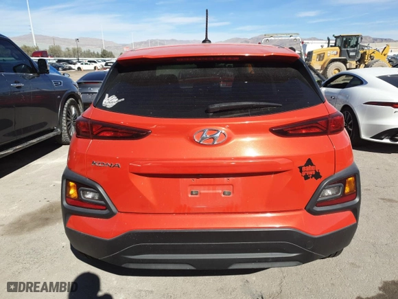 2020 Hyundai Kona SE with VIN KM8K12AA7LU439472, listed as a Copart auction lot 46156745 with 85,084 mi miles and Salvage Title. Bid and sale history available at carsss.com. Image 6.