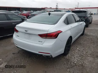 2015 Hyundai Genesis 3.8L with VIN KMHGN4JEXFU045316, listed as a IAAI auction lot 42111986 with 139,349 mi miles. Bid and sale history available at carsss.com. Image 4.