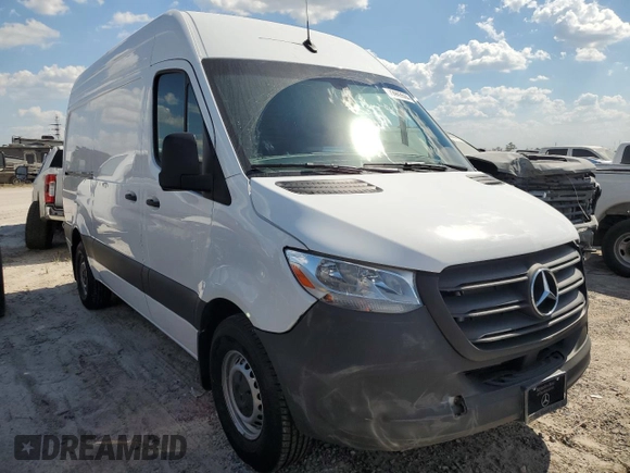 2024 Mercedes-Benz Sprinter Cargo with VIN W1Y4KBHY5RT182366, listed as a Copart auction lot 73993504 with 3,149 mi miles and Clean Title. Bid and sale history available at carsss.com. Image 4.