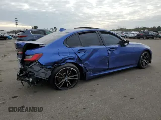 2022 BMW 3 Series M340i xDrive with VIN 3MW5U9J0XN8C32161, listed as a Copart auction lot 87854225 with 14,917 mi miles and Salvage Title. Bid and sale history available at carsss.com. Image 3.